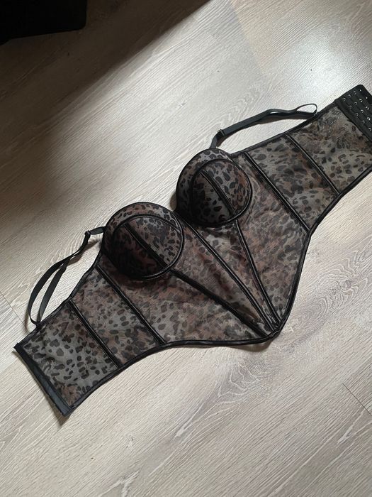 Корсет леопардовий трендовий