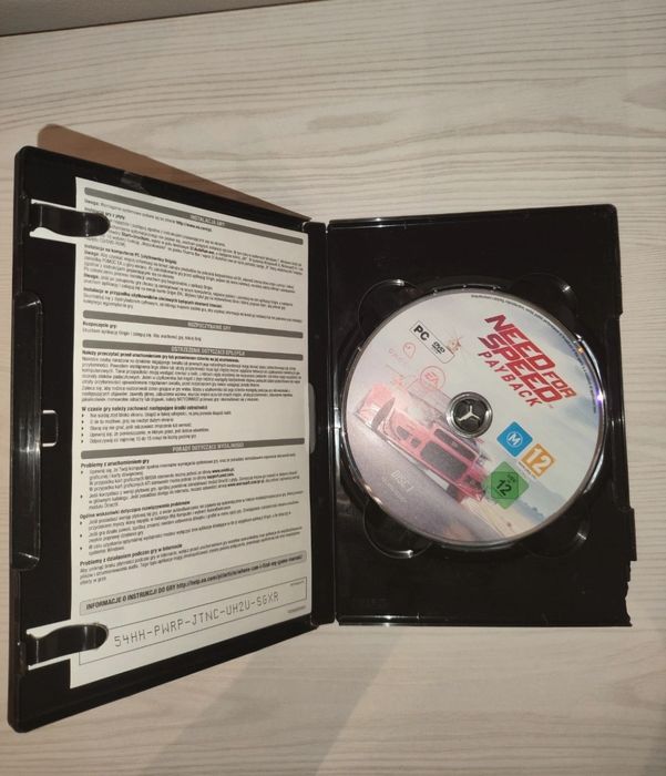 Need for speed payback-płyta DVD