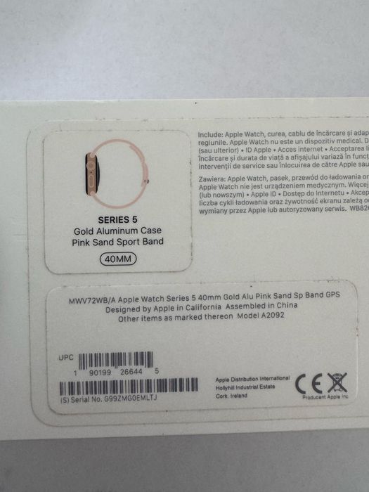Apple watch 5 series 40 mm