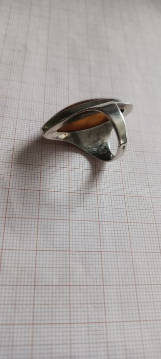 Pierścionek Bursztyn Vintage