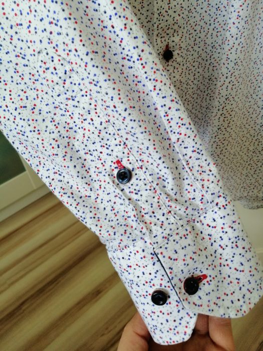 Koszula męska KeMen slim fit rozm 41