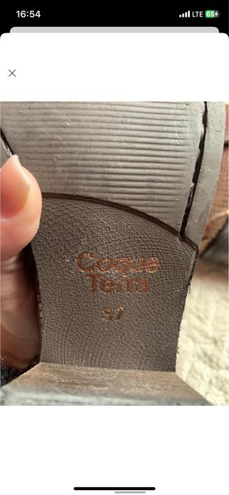 Шкіряні черевики ботильйони Coqueterra