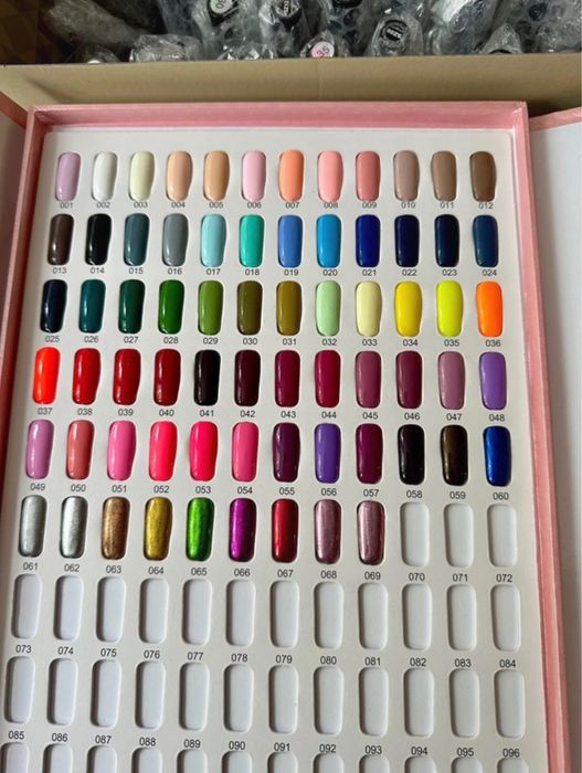 Zestaw materiałów do robienia paznokci