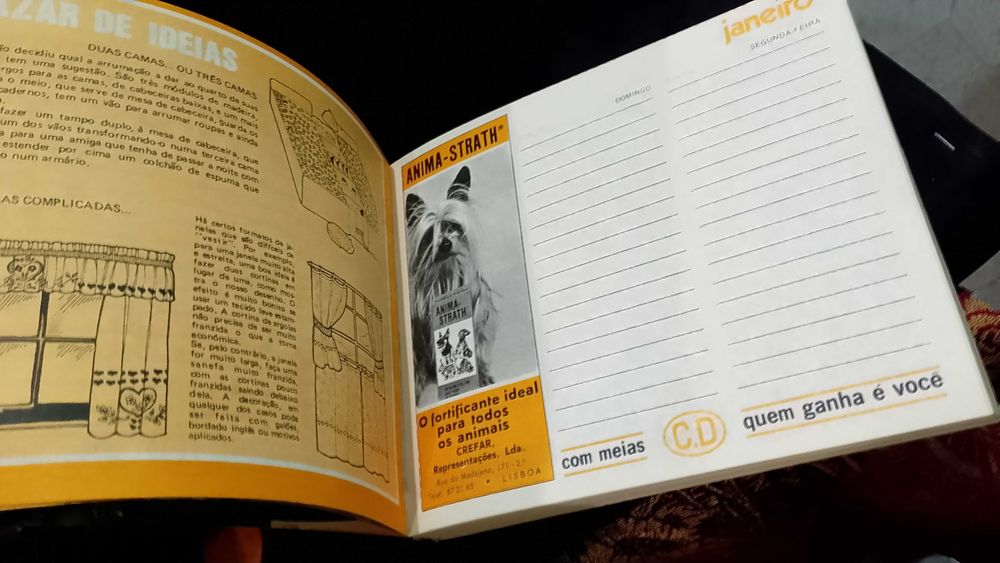 Agenda antiga - ELA - 1980