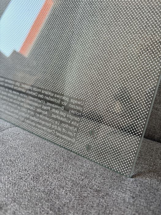 Pokrywa szklana do kuchenki Amica