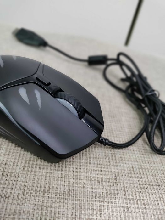 Myszka Gamingowa Battletron Led Usb Pc Ps Black Tiger