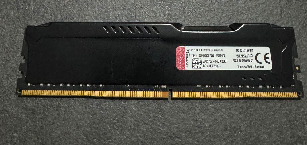 Продам оперативну память Kingston HyperX Fury DDR4 4Gb