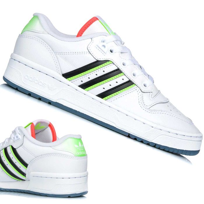 Białe Buty Damskie Adidas Rivalry 36-39 Super FY6973 adidasy Wiosenne