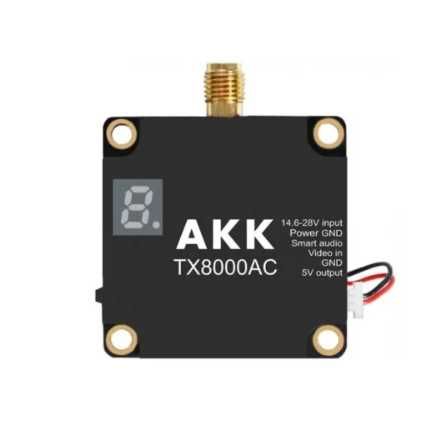 Відеопередавач (VTX) AKK Ultra Long Range 8W 4.9G-6G 96CH (TX8000AC)