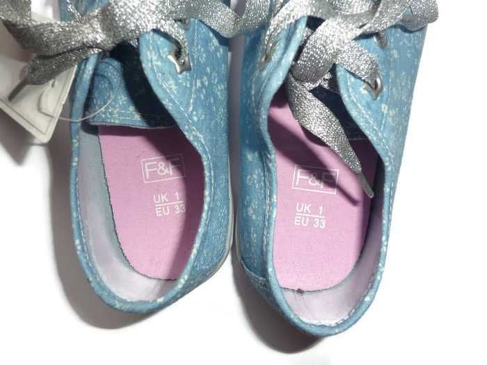 Trampki F&F 33 wkładka 20,5 cm