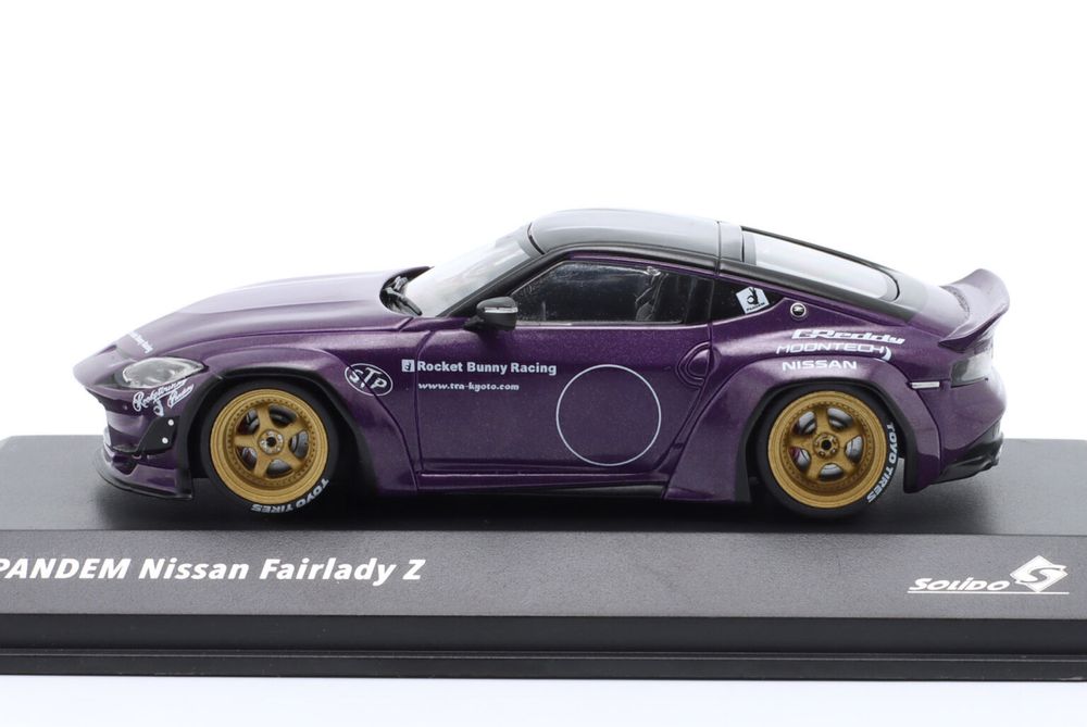 Solido PANDEM NISSAN FAIRLADY Z Rocket Bunny 2022 Purple 1/43
