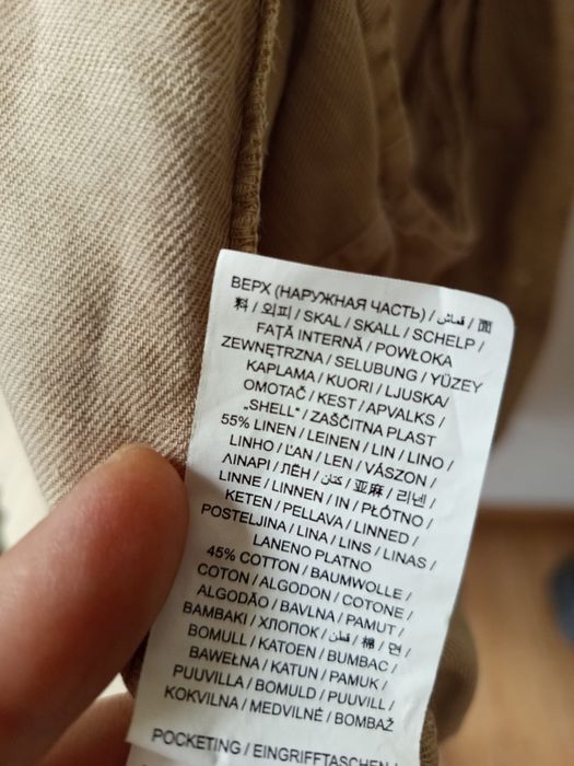 Gant oryginalne len kurtki męskie na lato jak nowe