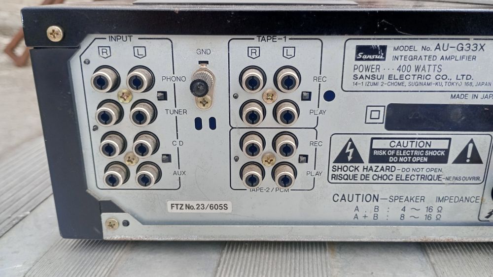 Amplifier AU-G33X Sansui Wzmacniacz