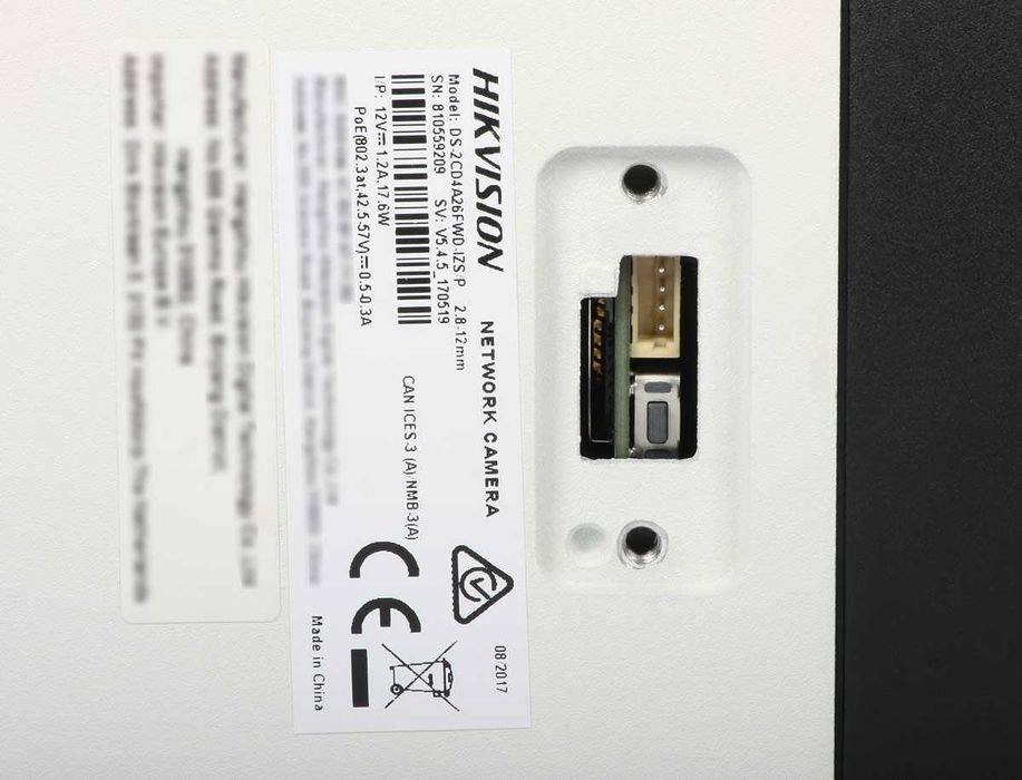 Câmara de  vídeovigilância Hikvision