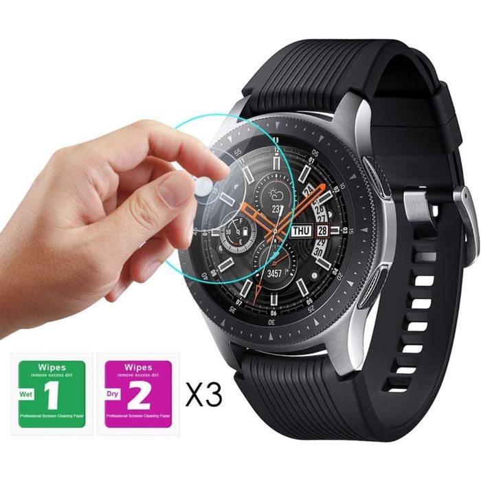 3x Szkła Hartowane Samsung Galaxy 46mm/Samsung Gear S3 Frontier/Clasic