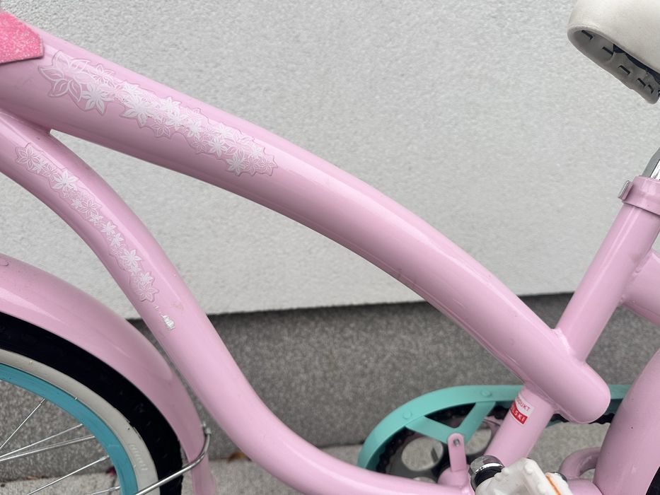 Rower dla dziecka BMX CRUISER 20" różowo-miętowy