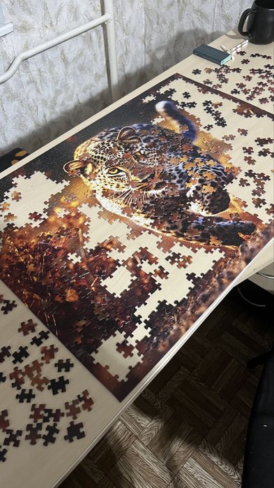 Пазли 1 000 шт леопард