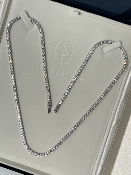 Бриллиантовое тенисное колье