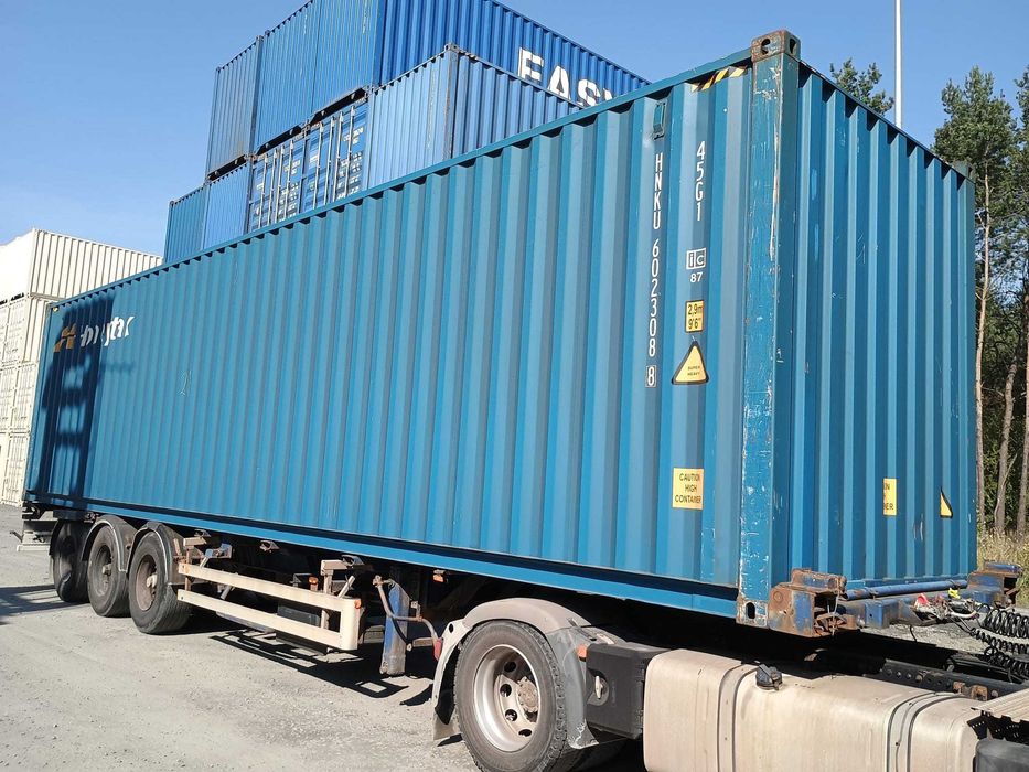 Kontener morski 40 HC, magazynowy, podwyższany, 12 m! Świetny stan!