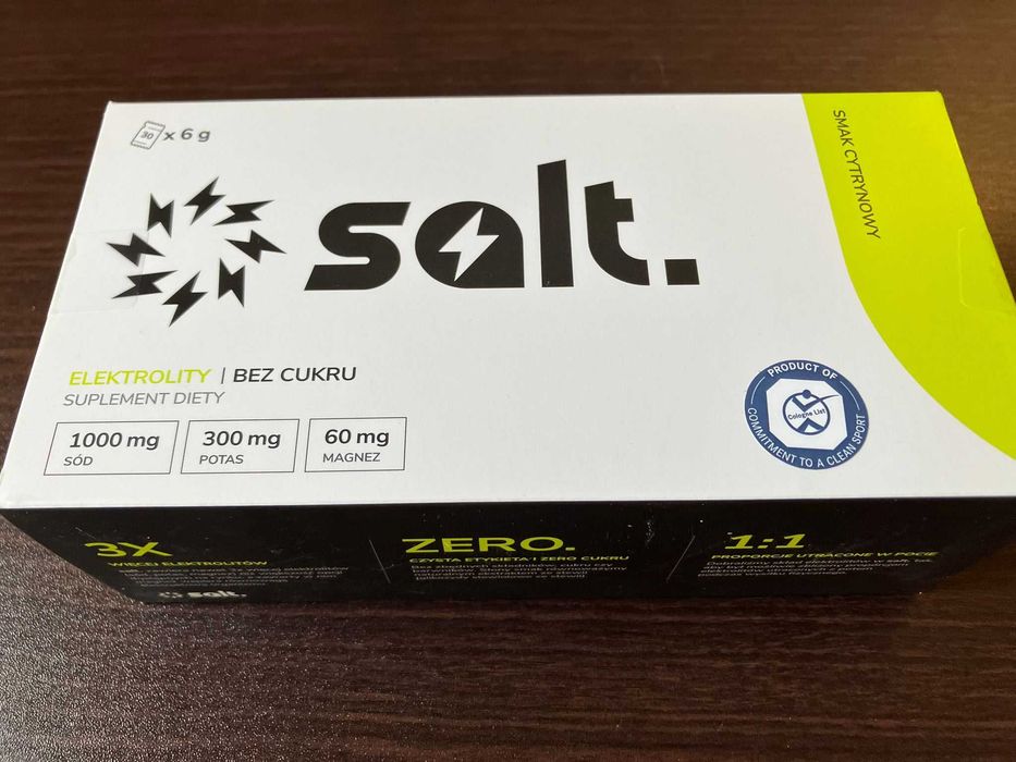 SALT elektrolity 30 saszetek 6g smak cytrynowy