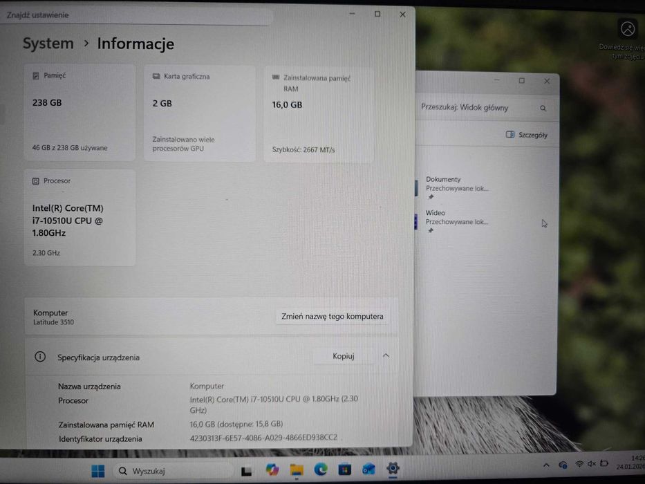 Laptop Dell Latitude 3510 i7-10510U 16GB RAM SSD NVIDIA