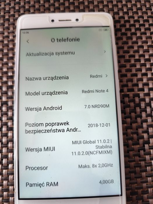 Redmi Note 4 xiaomi smartfon