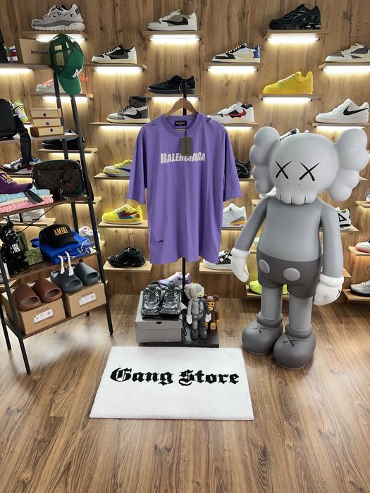 Футболка Balenciaga Logo Purple