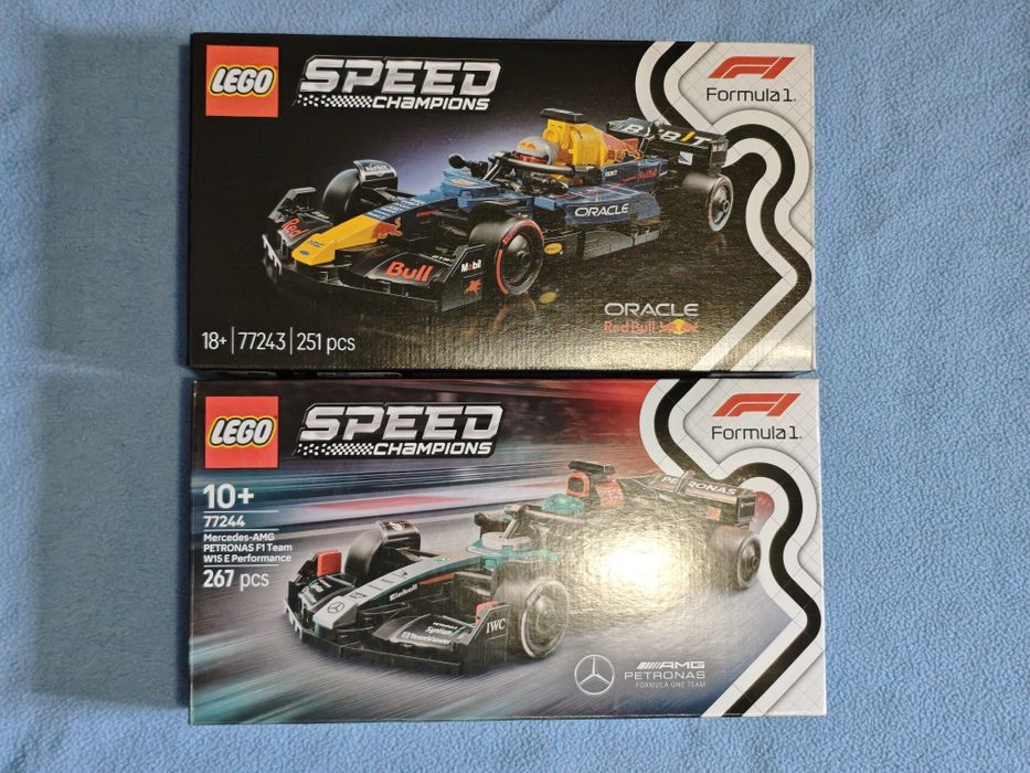2x Novos Legos F1 speed Champions Mercedes e RedBull