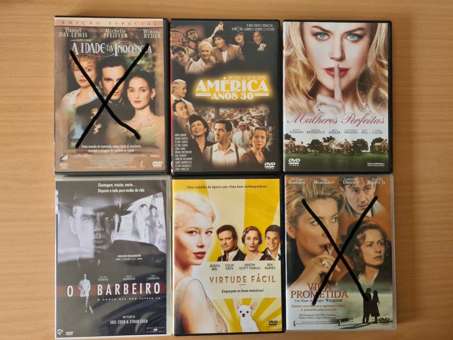 Filmes em DVD de época