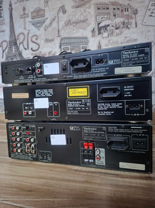Стойка Колонки Усилитель Technics 2x80Вт. 20кГц. 6Ω | Якісна Hi Fi акустика | Привезена з Європи | стан ТОП