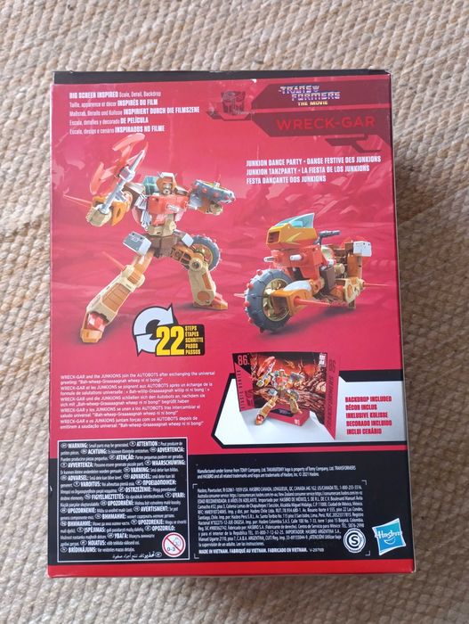 Transformers Studio Series 86 Wreck-Gar (Completo)