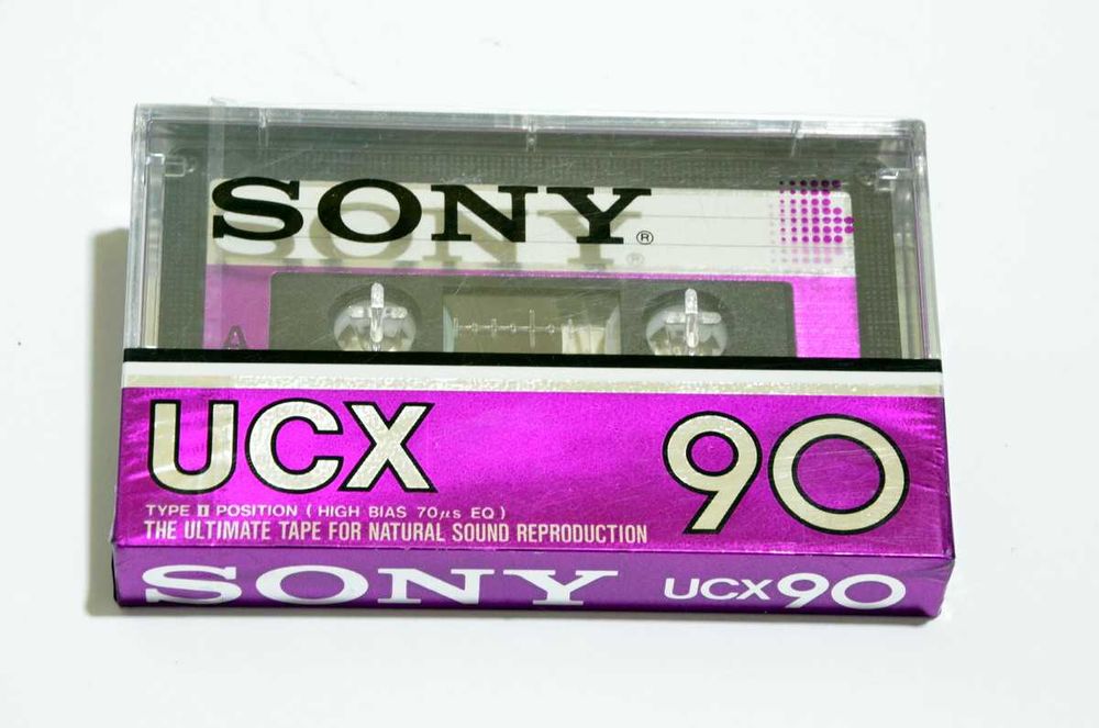 Аудио кассета Sony UCX 90 Япония хром 1985 LNX BHF JHF SHF 78