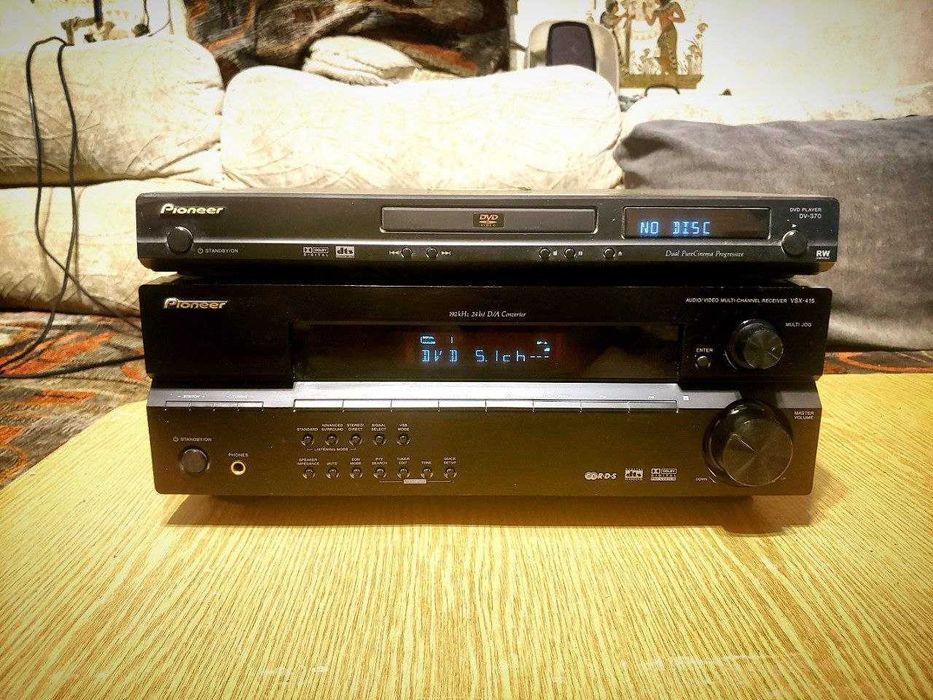 Ресивер/Усилитель PIONEER VSX 415 DTS 5.1 Идеал. + ПОДАРОК DVD player!