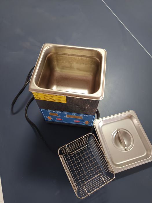 Limpador Ultrassónico Digital 2L (Aço Inoxidável) com aquecimento e cesto