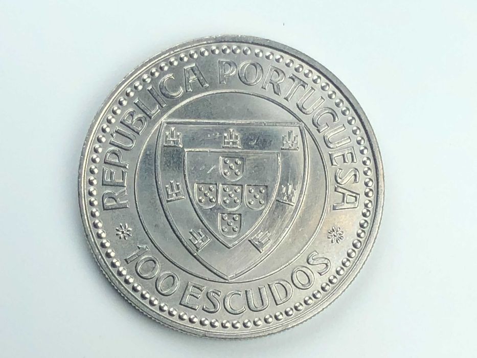 Portugal 1987 - 100 Escudos Cuproniquel - I Série dos Descobrimentos – À Descoberta de África - Gil Eanes