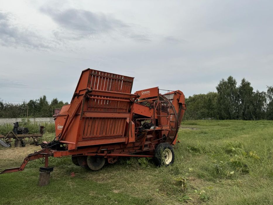 Комбайн Grimme Clas на ходу