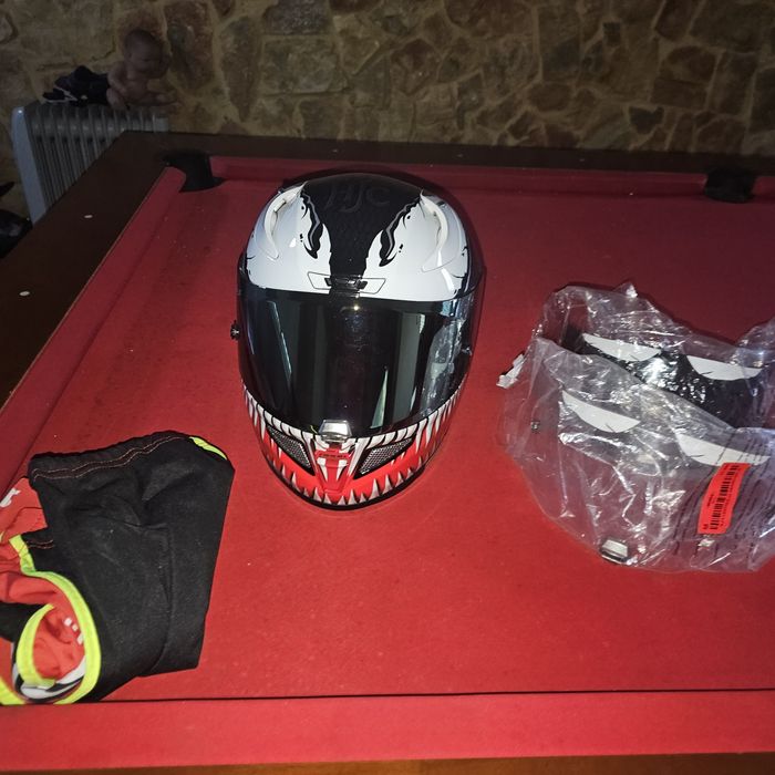 Capacete hjc venom marvel