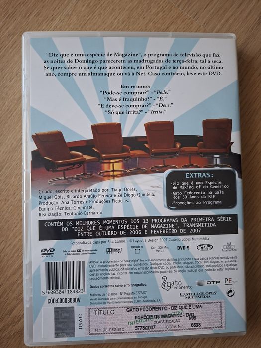 Coleção DVD Diz que é uma espécie de magazine