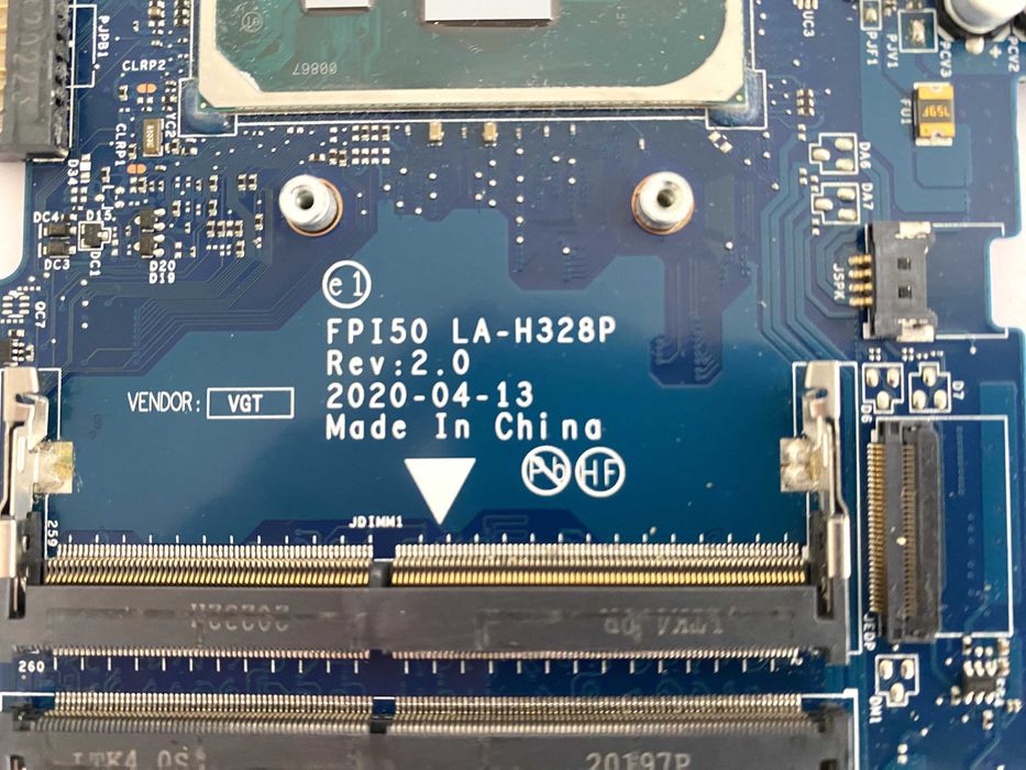 Motherboard HP 15T-DW | 15-DW | 15-DU | L86464-001 | MX130 2GB | i5 10ª Geração | FPI50 LA-H328P