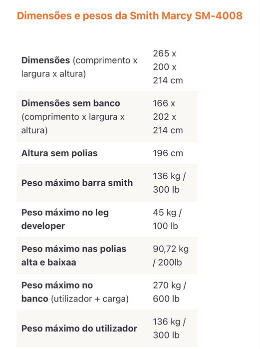 Má quina multi-estacão Smith Marcy SM-4008