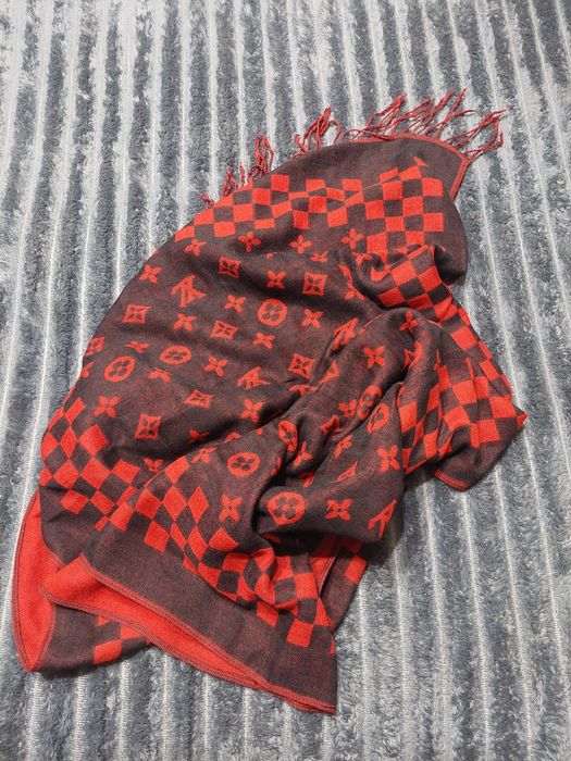 Szal Louis Vuitton  Paris wełna