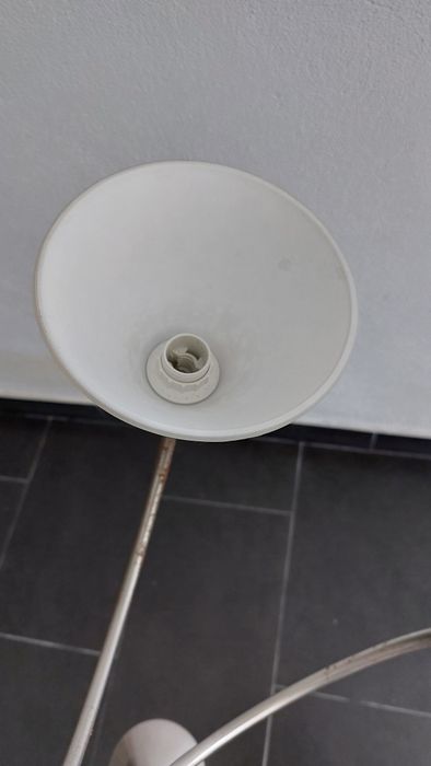 Frosted glass lamp, generally in good condition