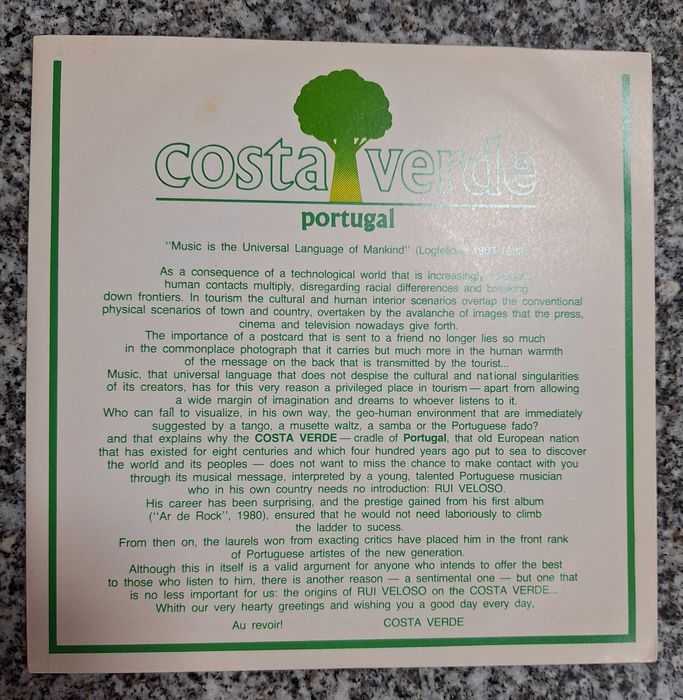 Rui Veloso l Costa Verde