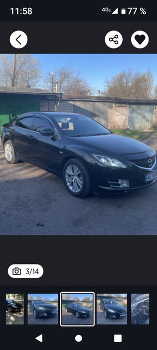 Мазда 6 .2..0...газ-бензин..