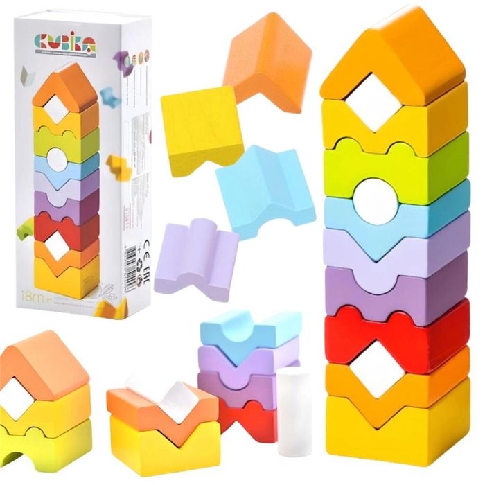 Drewniana wieża pudełko,200x87 mm