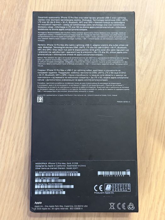 Iphone 12 Pro Max Gold 512GB