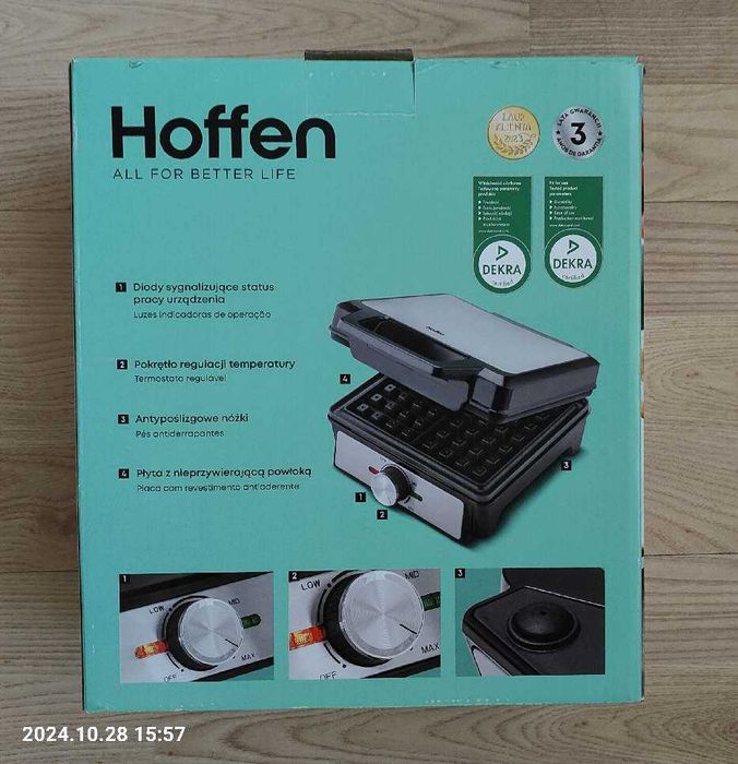 Gofrownica marki Hoffen - WZÓR 02