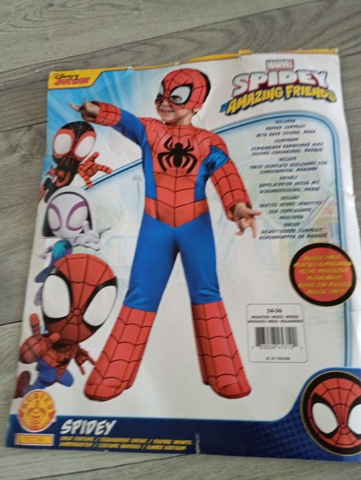 Strój karnawałowy Spiderman 104 rozmiar