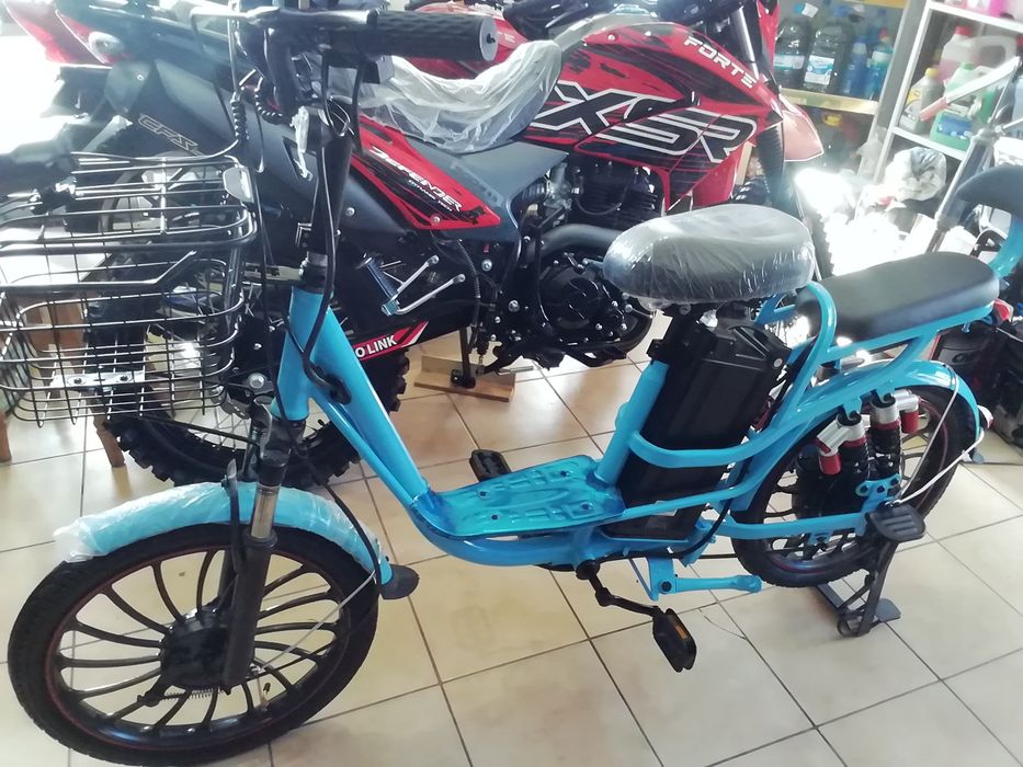 Велоскутер акумуляторний BKS-500,синій