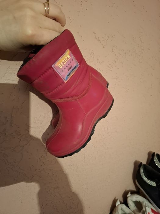 Чоботи для дівчинки з утепленням